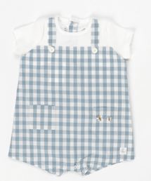 PETIT BATEAU | 半袖セットアップロンパース(ロンパース)
