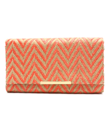 ROSE BUD | 【MORE掲載】(LL ACCESSORIES) B1356A ZIGZAG CLUTCH BAG(クラッチバッグ)