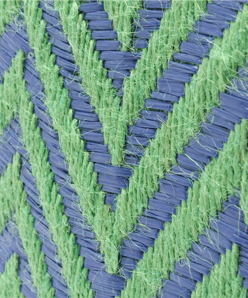 ROSE BUD（ローズバッド）の「【MORE掲載】(LL ACCESSORIES) B1356A ZIGZAG CLUTCH BAG（クラッチバッグ・レディース・ベージュ系その他/グリーン系その他・ONE SIZE）」の3枚目の写真