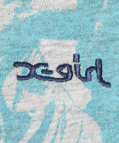 X-girl（エックスガール）の「STATUE S/S BIG TEE（Tシャツ/カットソー・レディース・ホワイト/アッシュグレー/ライトグリーン・ONE SIZE）」の6枚目の写真