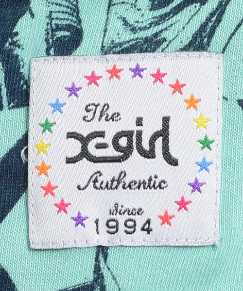 X-girl（エックスガール）の「STATUE S/S BIG TEE（Tシャツ/カットソー・レディース・ホワイト/アッシュグレー/ライトグリーン・ONE SIZE）」の4枚目の写真