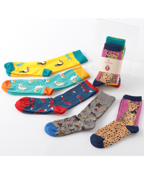 Jubilee(ジュビリー)の「ポップデザイン ソックス5足セット(ソックス/靴下・レディース・その他3/その他5/その他7/その他10/その他11/その他1/その他2/その他4/その他6/その他8/その他9/その他12/その他13/その他14/その他24/その他26/その他21/その他19/その他25/その他15/その他23/その他18/その他16/その他27/その他17/その他20/その他22/その他33/その他31/その他/その他35/その他30/その他28/その他32/その他29/その他34/アニマル/イエロー系その他/グリーン系その他/マルチ/ブラック系その他/ブルー系その他/ブラック/ブラック系その他2/ピンク系その他/ベージュ系その他/ブラック系その他4/レッド/オフホワイト/ブラック系その他3/ピンク系その他3/ブルー系その他2/ブラウン系その他2/ベージュ系その他2/ピンク系その他2/ブラウン系その他・FREE)」の21枚目の写真