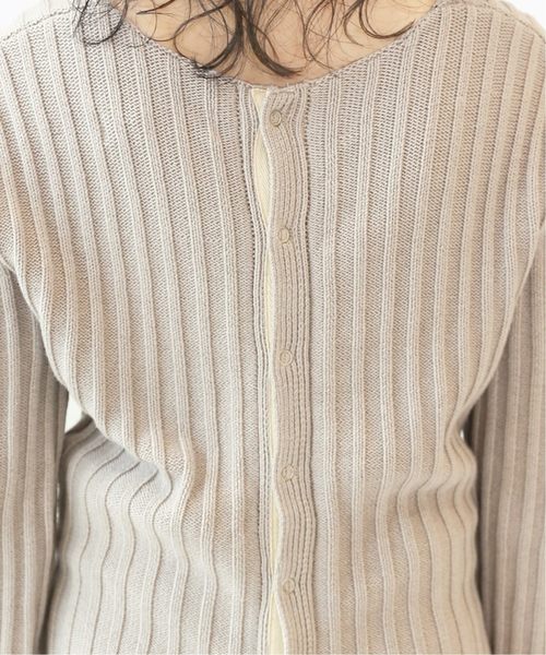 R JUBILEE(アールジュビリー)の「【R JUBILEE for CITYSHOP】Rib cross ニット(ニット/セーター・レディース・ベージュ・SMALL)」の6枚目の写真