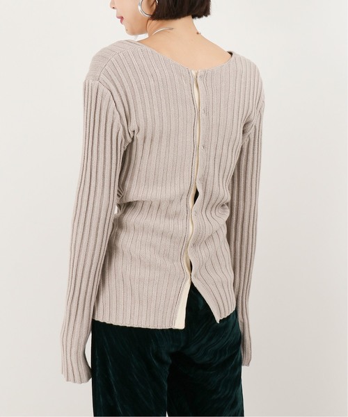 R JUBILEE(アールジュビリー)の「【R JUBILEE for CITYSHOP】Rib cross ニット(ニット/セーター・レディース・ベージュ・SMALL)」の15枚目の写真