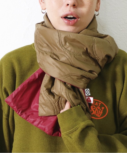 希少　美品　BOTT Zebra Hood Scarf マフラー　グリーン 希少 美品 BOTT 盛り上がり Zebra Hood Scarf マフラー グリーン