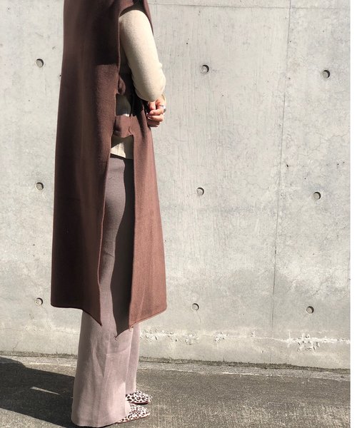 PARKS TOKYO SELECT（パークストウキョウセレクト）の「ﾆｯﾄﾘﾗｯｸｽﾊﾟﾝﾂ（その他パンツ・レディース・ブラック/ベージュ/ブラウン・FREE）」の17枚目の写真