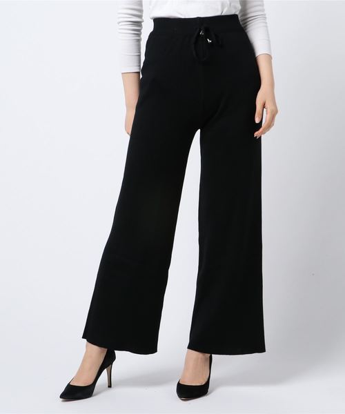 PARKS TOKYO SELECT（パークストウキョウセレクト）の「ﾆｯﾄﾘﾗｯｸｽﾊﾟﾝﾂ（その他パンツ・レディース・ブラック/ベージュ/ブラウン・FREE）」の12枚目の写真