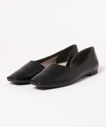 LOWRYS FARM | アシメカットフラットシューズ　864878(パンプス)