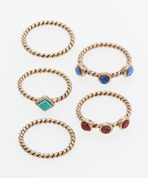 チャイハネ（チャイハネ）の「【チャイハネ】ゴージャスメタルリングセット（リング・レディース・シルバー系その他/ゴールド系その他/シルバー系その他2/シルバー系その他3/シルバー系その他4/ゴールド系その他2/ゴールド系その他3/ゴールド系その他4・FREE）」の8枚目の写真