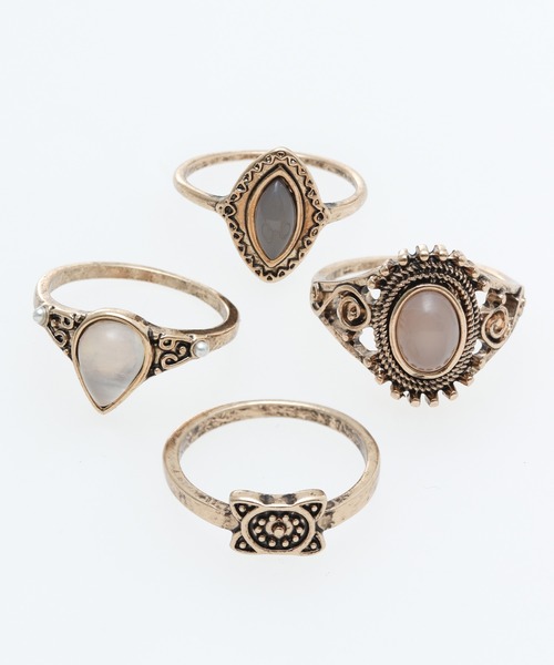 チャイハネ（チャイハネ）の「【チャイハネ】ゴージャスメタルリングセット（リング・レディース・シルバー系その他/ゴールド系その他/シルバー系その他2/シルバー系その他3/シルバー系その他4/ゴールド系その他2/ゴールド系その他3/ゴールド系その他4・FREE）」の15枚目の写真