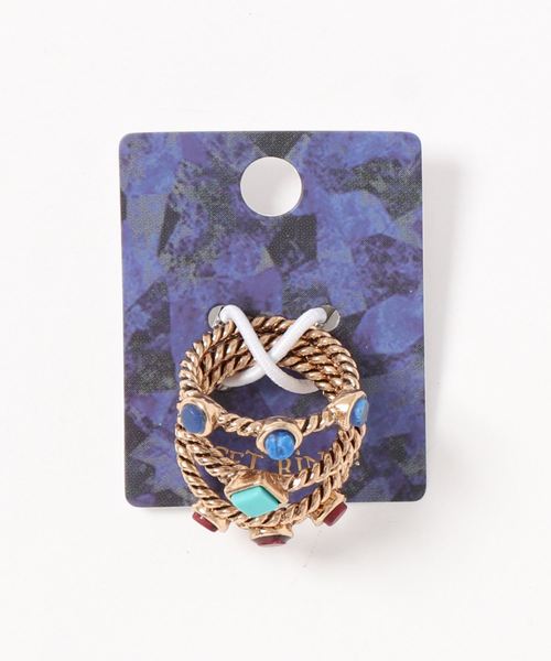 チャイハネ（チャイハネ）の「【チャイハネ】ゴージャスメタルリングセット（リング・レディース・シルバー系その他/ゴールド系その他/シルバー系その他2/シルバー系その他3/シルバー系その他4/ゴールド系その他2/ゴールド系その他3/ゴールド系その他4・FREE）」の9枚目の写真