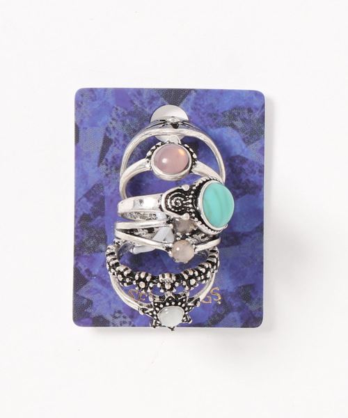 チャイハネ（チャイハネ）の「【チャイハネ】ゴージャスメタルリングセット（リング・レディース・シルバー系その他/ゴールド系その他/シルバー系その他2/シルバー系その他3/シルバー系その他4/ゴールド系その他2/ゴールド系その他3/ゴールド系その他4・FREE）」の10枚目の写真