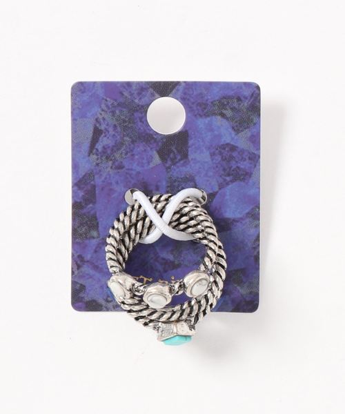 チャイハネ（チャイハネ）の「【チャイハネ】ゴージャスメタルリングセット（リング・レディース・シルバー系その他/ゴールド系その他/シルバー系その他2/シルバー系その他3/シルバー系その他4/ゴールド系その他2/ゴールド系その他3/ゴールド系その他4・FREE）」の13枚目の写真