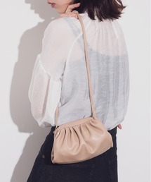 Aunt Marie's | AUNT MARIE'S ギャザーがま口ショルダーバッグ(ショルダーバッグ)