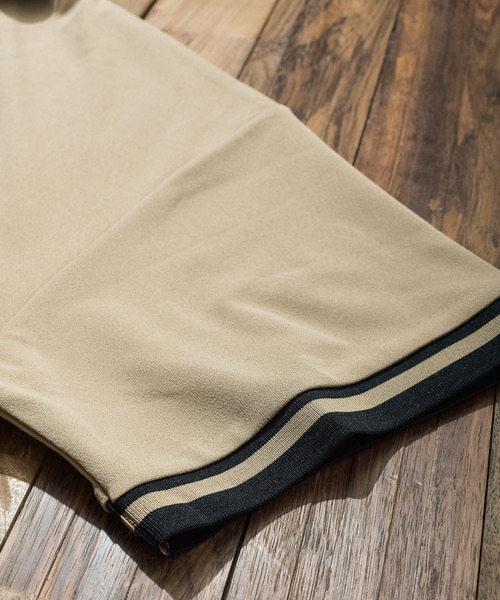 B.I.D.（ビーアイディー）の「梨地BIGポロシャツ（シャツ/ブラウス・レディース・ブラウン/チャコールグレー/ブラック/グレイッシュベージュ・FREE）」の10枚目の写真