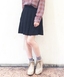 Kastane | 【Kastane】ショート丈タックキュロット無地(その他パンツ)