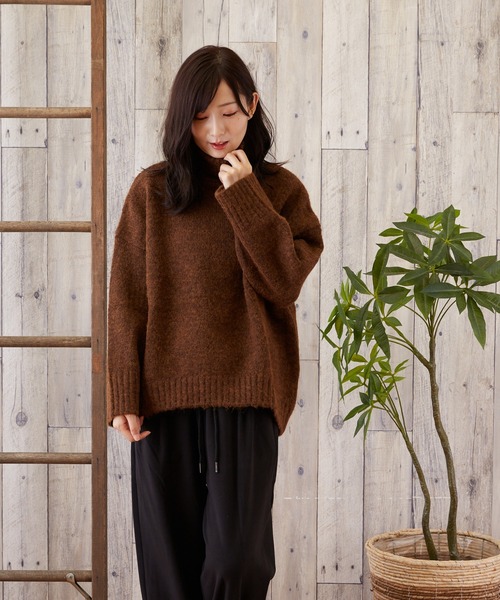 ニット セーター 「TONE SELECT WEAR」タートルネックニット(MI) レディース セール】【TONE SELECT WEAR】タートルネックニット(MI)（ニット