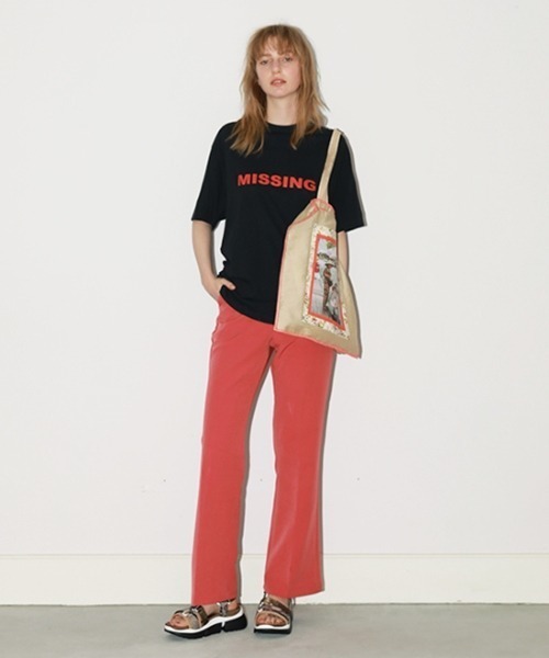 Casselini(キャセリーニ)の「【直営店限定】Casselini(キャセリーニ)ロックトートバッグⅢ(トートバッグ・レディース・ホワイト/ベージュ/グレー/レッド/オレンジ・FREE)」の13枚目の写真