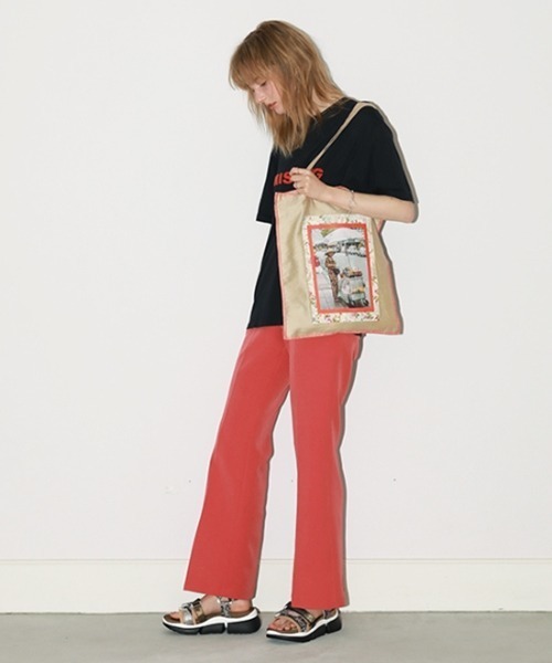 Casselini(キャセリーニ)の「【直営店限定】Casselini(キャセリーニ)ロックトートバッグⅢ(トートバッグ・レディース・ホワイト/ベージュ/グレー/レッド/オレンジ・FREE)」の20枚目の写真