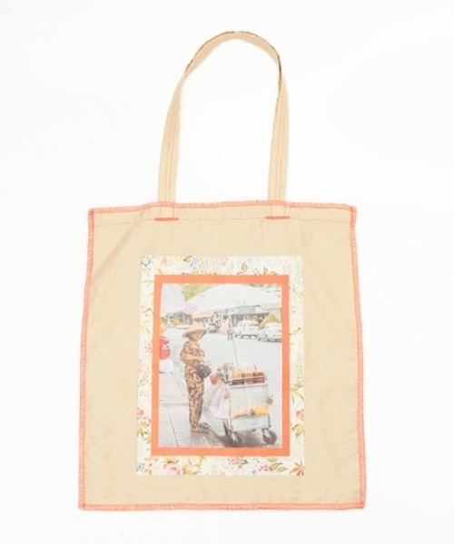 Casselini(キャセリーニ)の「【直営店限定】Casselini(キャセリーニ)ロックトートバッグⅢ(トートバッグ・レディース・ホワイト/ベージュ/グレー/レッド/オレンジ・FREE)」の10枚目の写真