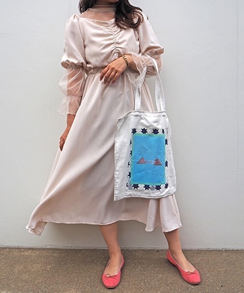 Casselini(キャセリーニ)の「【直営店限定】Casselini(キャセリーニ)ロックトートバッグⅢ(トートバッグ・レディース・ホワイト/ベージュ/グレー/レッド/オレンジ・FREE)」の21枚目の写真