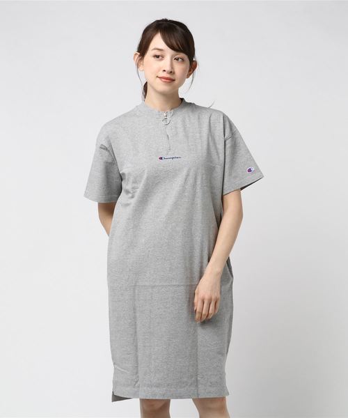 Champion チャンピオン Half Zip Onepiece ワンピース Champion チャンピオン のファッション通販 Zozotown