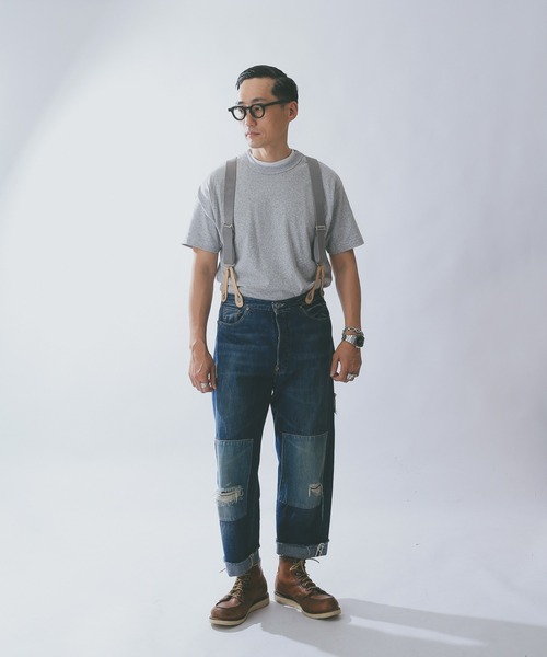 LOS ANGELES APPAREL(ロサンゼルスアパレル)の「LOS ANGELES APPAREL YUKON ARMYバインダーネックTシャツ LAA-MT01(Tシャツ/カットソー・メンズ・グレー/グリーン/サックスブルー/ブラック/ピンク/オレンジ/ネイビー・S/M/L/XL)」の13枚目の写真