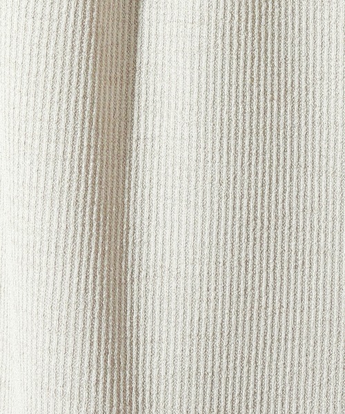 MARLENE JOBERT(マルレーヌ ジョベル)の「リブウエストドロストトッパー(カーディガン/ボレロ・レディース・ベージュ/オフホワイト/ネイビー/ライトカーキ/杢グレー・M/L)」の16枚目の写真