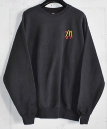 McDonald's ロゴ スウェット 企業物 90s 古着 ブラック Lサイズ 80e14fd6c105ff311cdb30650bec10