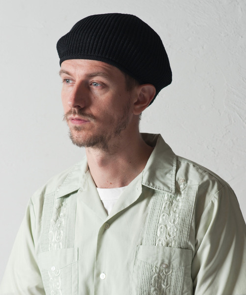 Rasta Knit Beret (Japanese Paper) / ラスタニットベレー 和紙