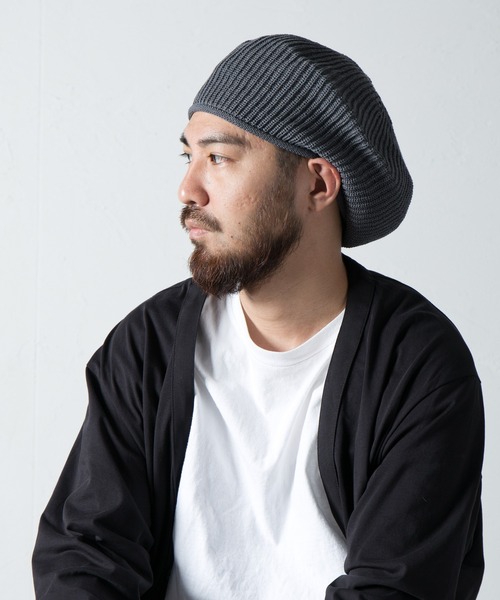 Rasta Knit Beret (Japanese Paper) / ラスタニットベレー 和紙