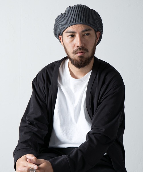 Rasta Knit Beret (Japanese Paper) / ラスタニットベレー 和紙