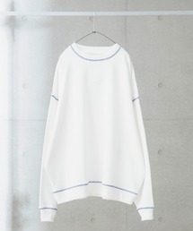 anown | ドルマンスリーブステッチ配色ビッグスウェット【ファッションインフルエンサー tai×anown 限定コラボ】(スウェット)