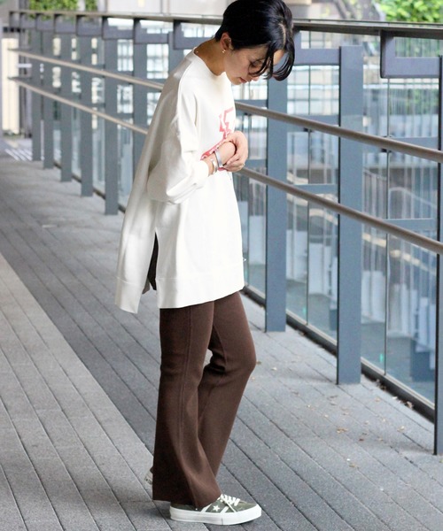 JOURNAL STANDARD relume（ジャーナルスタンダード　レリューム）の「コットンポリウレタンワッフルイージーパンツ◆（その他パンツ・レディース・グレー/ブラウン/ベージュ/ピンク・38/36）」の19枚目の写真