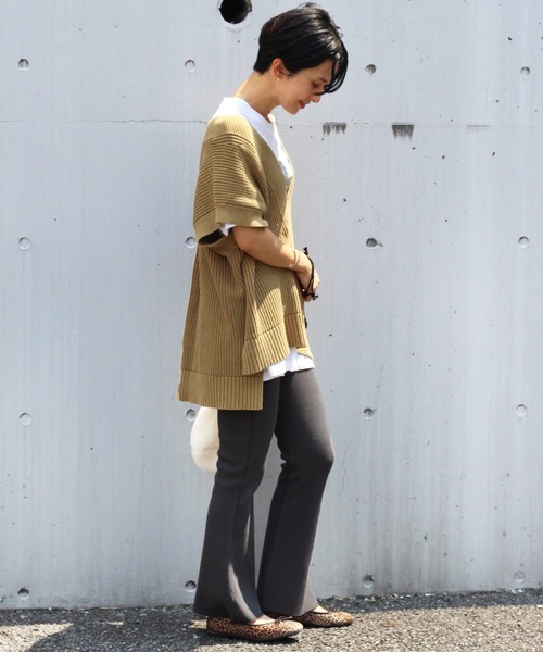 JOURNAL STANDARD relume（ジャーナルスタンダード　レリューム）の「コットンポリウレタンワッフルイージーパンツ◆（その他パンツ・レディース・グレー/ブラウン/ベージュ/ピンク・38/36）」の14枚目の写真