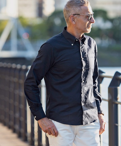 UNDER COVER メッシュ素材 ブラック長袖シャツ M セール】【WEB・直営店限定】AKM Contemporary(エイケイエム