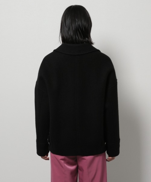 PAGEBOY(ページボーイ)の「ウールショートジャケットコート(ダウンジャケット/コート・レディース・ブラック/ダークブラウン/アクア・FREE)」の20枚目の写真