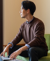 417 EDIFICE | SAGE WASHABLE MELLOW C/N(ニット/セーター)