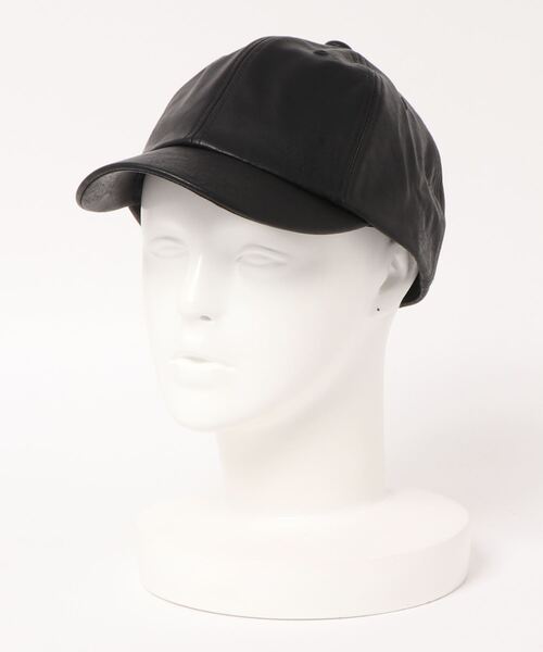 U.Q（ユウキュウ）の「フェイクレザーキャップ（キャップ・レディース・ベージュ/ブラウン/ブラック・FREE）」の2枚目の写真