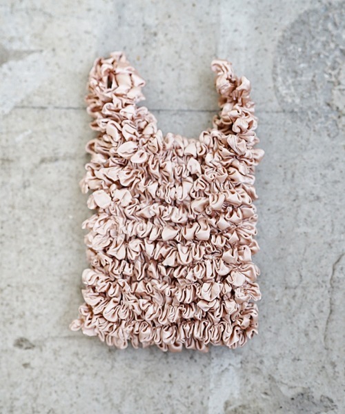 Futier land(フューティアランド)の「絞りエコバッグ(エコバッグ/サブバッグ・レディース・ブラック/ベージュ/グレー/カーキ/ブラック系その他・FREE)」の16枚目の写真