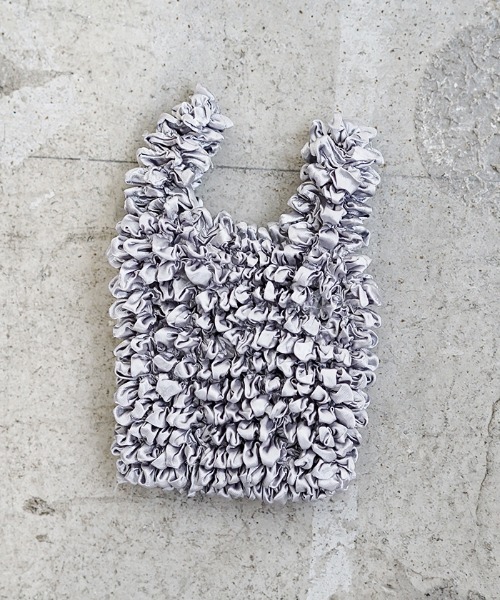 Futier land(フューティアランド)の「絞りエコバッグ(エコバッグ/サブバッグ・レディース・ブラック/ベージュ/グレー/カーキ/ブラック系その他・FREE)」の17枚目の写真