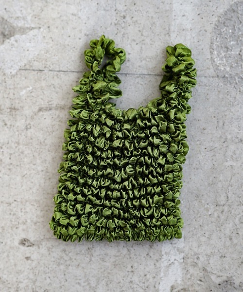 Futier land(フューティアランド)の「絞りエコバッグ(エコバッグ/サブバッグ・レディース・ブラック/ベージュ/グレー/カーキ/ブラック系その他・FREE)」の18枚目の写真