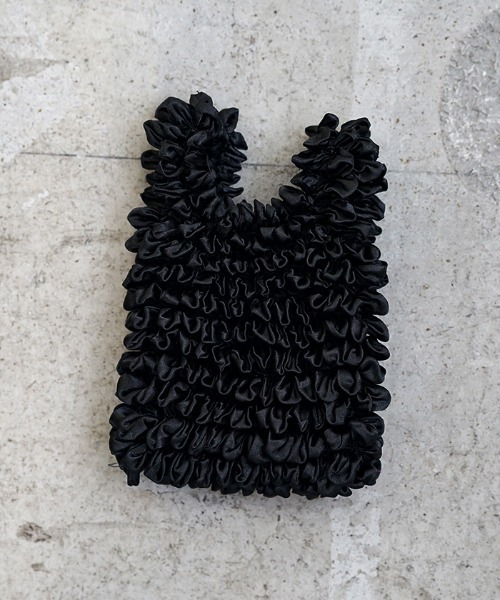 Futier land(フューティアランド)の「絞りエコバッグ(エコバッグ/サブバッグ・レディース・ブラック/ベージュ/グレー/カーキ/ブラック系その他・FREE)」の19枚目の写真