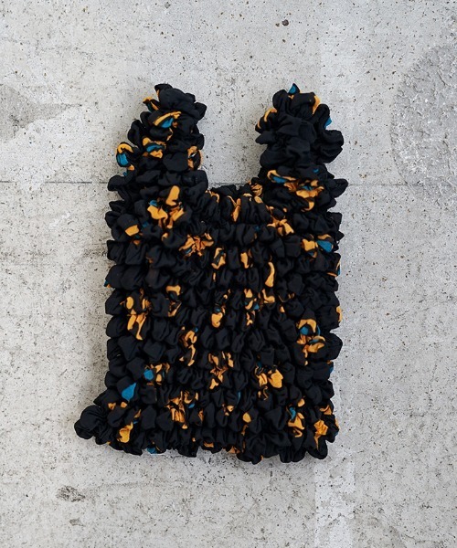 Futier land(フューティアランド)の「絞りエコバッグ(エコバッグ/サブバッグ・レディース・ブラック/ベージュ/グレー/カーキ/ブラック系その他・FREE)」の20枚目の写真