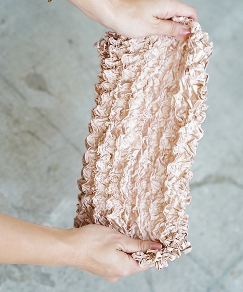 Futier land(フューティアランド)の「絞りエコバッグ(エコバッグ/サブバッグ・レディース・ブラック/ベージュ/グレー/カーキ/ブラック系その他・FREE)」の21枚目の写真