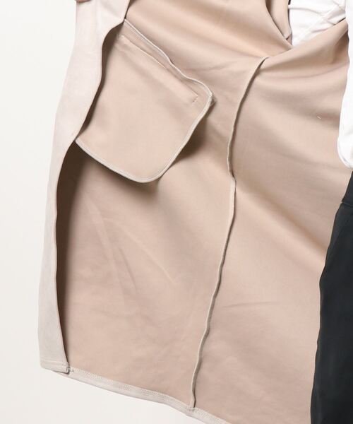 INTERPLANET（インタープラネット）の「【ＷＥＢ限定】スエードポンチコート（ノーカラーコート・レディース・ライトグレー/ブルー/ピンク・FREE）」の6枚目の写真