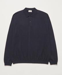 BEAUTY&YOUTH UNITED ARROWS | BY GIZA コットン リラックス ニットポロシャツ(ニット/セーター)