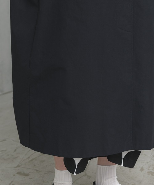 manana suerte(マニャーナスエルテ)の「ビッグシルエットステンカラーコート(ステンカラーコート・レディース・ブラック/カーキ・FREE)」の9枚目の写真