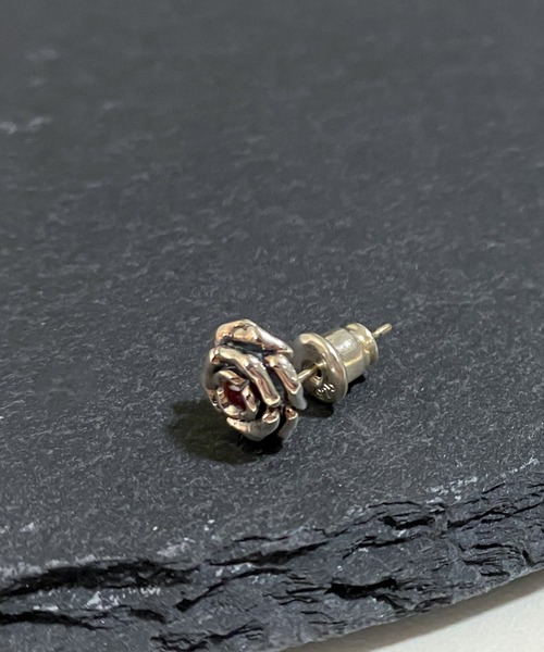 最前線の Bizarre ビザール シークレットローズシルバーピアス（ピアス アクセサリー