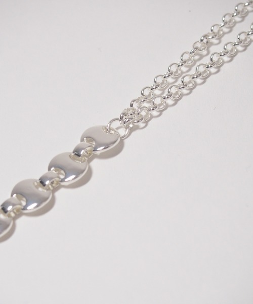 Nothing And Others（ナッシングアンドアザーズ）の「「Nothing And Others/ナッシングアンドアザーズ」Circle Chain necklace（ネックレス・レディース・シルバー・FREE）」の2枚目の写真